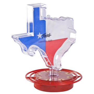 22oz Plastic Hummingbird Feeder Texas Shape