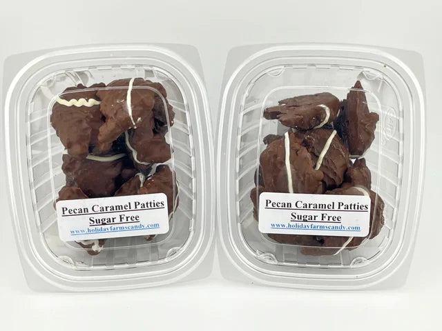 Sugar Free Carmel Pecan Patties 2/7oz. Containers