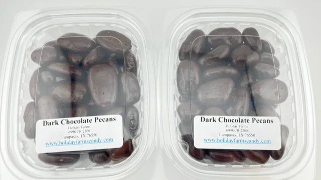 Chocolate Covered Pecans 2/7oz. Containers