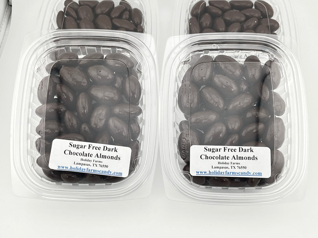 Chocolate Covered Almonds (Sugar Free) Milk or Dark