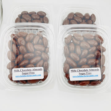 Chocolate Covered Almonds (Sugar Free) Milk or Dark